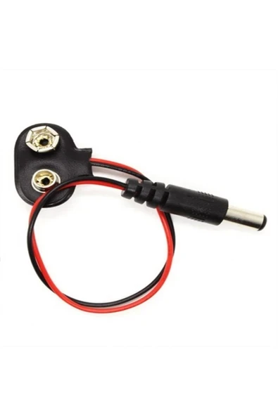 Devremarkt 9v Pil Adaptör Dönüştürücü Bağlantı Kablosu 9 Volt Pil Arduino ürün görseli 1