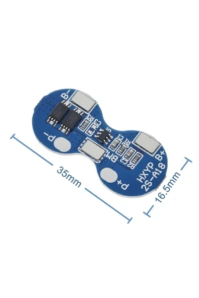 Devremarkt 2s 4a Lityum Batarya Bms Koruma Kartı 18650 Lityum Lion Pil Akü 2s 7.4v 4a Bms Protection Board ürün görseli 1