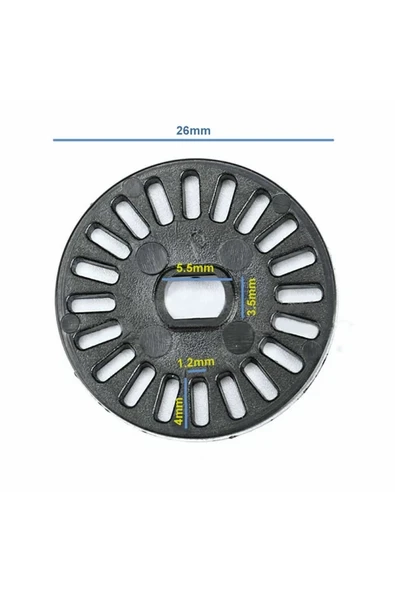 Devremarkt Kod Disk Plastik 20 Göz Motor Hız Rpm Mesafe Ölçme Algılayıcı Sensör Infrared Ir Rotary Enkoder ürün görseli 1