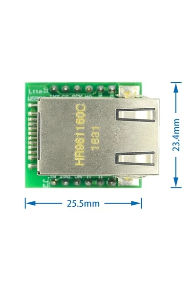 Devremarkt Wiznet W5500 Mini Ethernet Modül 3.3v Spı Tcp/ıp Udp Network Ağ Lan Haberleşme ürün görseli 1