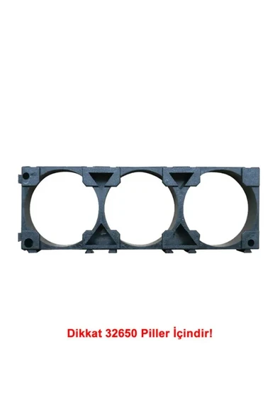 Devremarkt 32650 3lü Pil Tutucu Birleştirici 32700 Lityum Lion Lipo Batarya Pil Yuvası Mobil Güç Kaynağı Akü ürün görseli 1