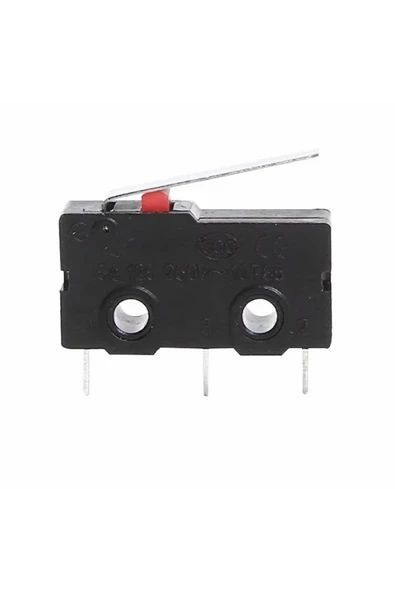 Devremarkt KW11-3Z-B Micro Switch Anahtar  16mm Kol 5A 250V Kollu NO NC SPDT Sınırlayıcı Momentary Buton ürün görseli 1