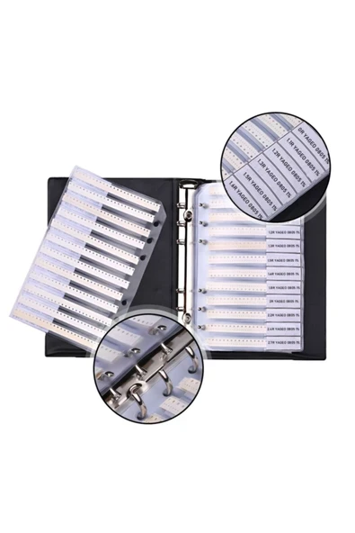 Devremarkt 4250 Parça Smd 0805 Direnç Seti Kitabı 1% Sample Book ürün görseli 1