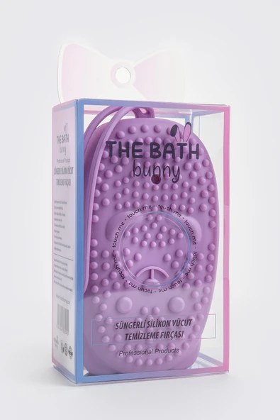 The Bath Bunny Süngerli Silikon Vücut Temizleme Fırçası Peeling Etkili ürün görseli 1