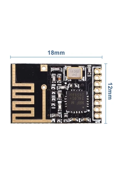 Devremarkt Mini Smd Nrf24l01 2.4ghz Rf Haberleşme Modülü Kablosuz Tranceiver ürün görseli 1