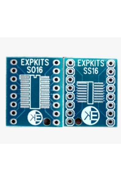 Devremarkt Soss16 Pcb ( So16 - Ssop16 ) Soıc16 Ssop16 To Dıp16 Çevirici Pcb ürün görseli 1