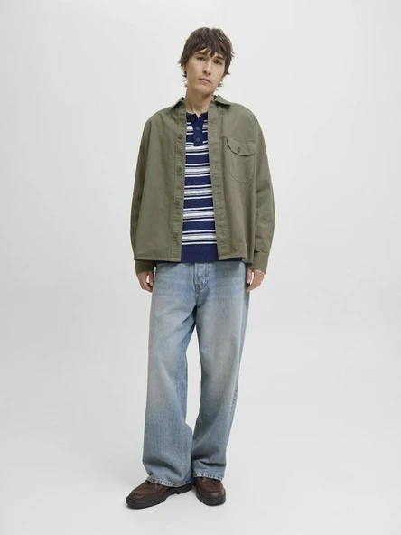 Jack Jones Dover Overshırt Erkek Gömlek 12279575 - Resim 3