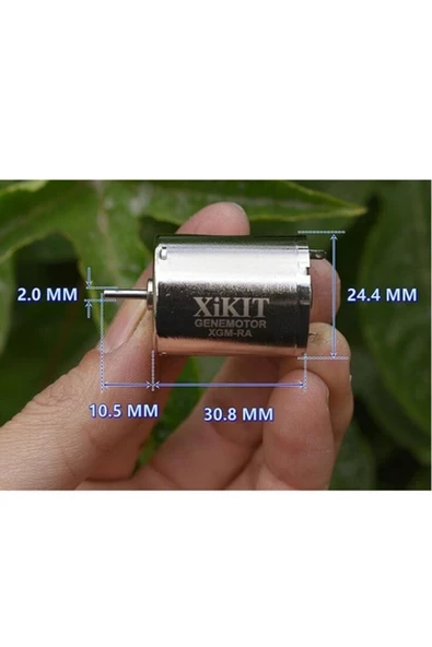 Devremarkt Xgm-ra Dc Motor 2100 Rpm Micro Akım Nikel Kaplama Metal Fırça ürün görseli 1