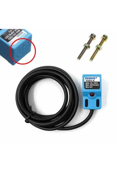 Devremarkt Sn04-n Endüktif 4mm Metal Algılayıcı Sensör Npn No Temassız Proximity Anahtar Dc 10v / 30v Cnc 3d ürün görseli 1