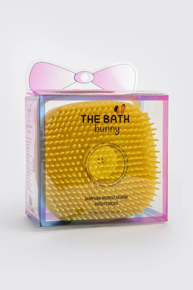 The Bath Bunny Silikon Şampuan Hazneli Peeling Duş Fırçası ürün görseli 1