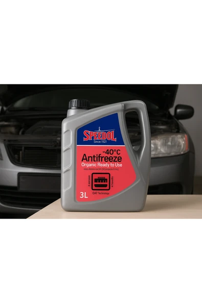 Speedol Kullanıma hazır -40 organik kırmızı antifriz 3 LT ürün görseli 1