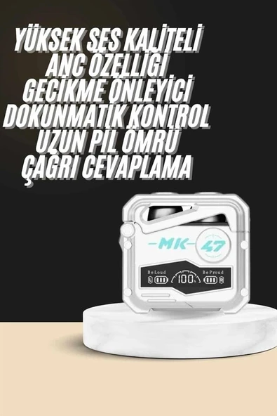 Kulaklığı Yeni Mekanik Kablosuz Kulaklık İos Android Uyumlu ürün görseli 1