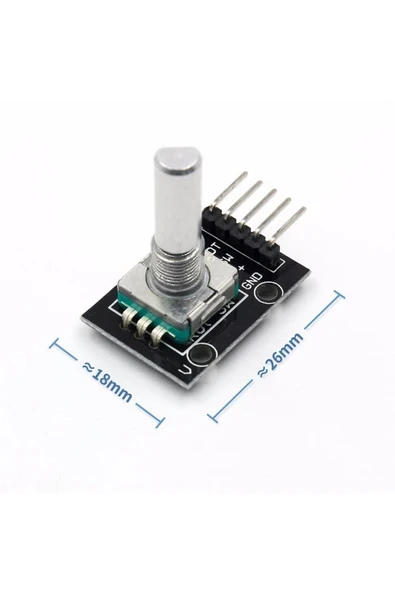 Devremarkt Ky-040 Rotary Encoder Modül 20 Pals Pwm 360 Derece Döner Butonlu Dijital ürün görseli 1