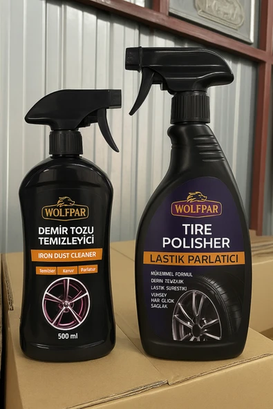 WOLFPAR Demir tozu ve lastik parlatıcı - Resim 2