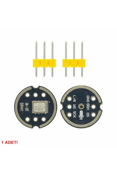 Devremarkt Inmp441 Omnidirection Mikrofon Modül Çok Yönlü Mini Dijital I2s Mems 24bit Adc - Resim 2