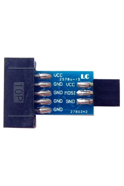 Devremarkt 10 Pin To 6 Pin Atmel Programlayıcı Çevirici Kartı Arduino Uno R3 Mega 2560 Avrısp Mkıı Usbasp ürün görseli 1