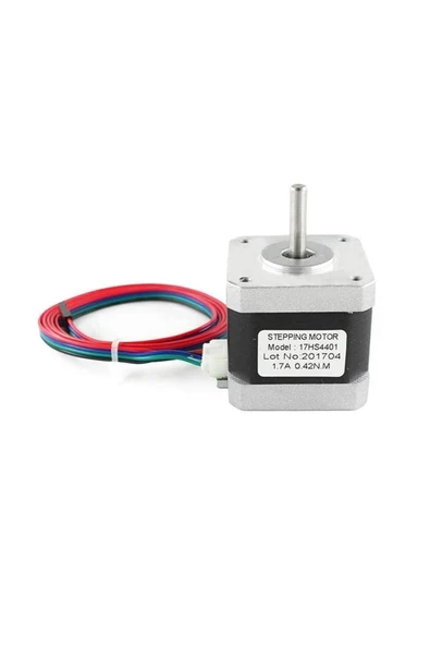 Devremarkt 17hs4401 Nema 17 Step Motor 0.42n.m D Mil 2 Faz 1.5a 1.8 Derece 200 Adım 3d Yazıcı Printer - Resim 2