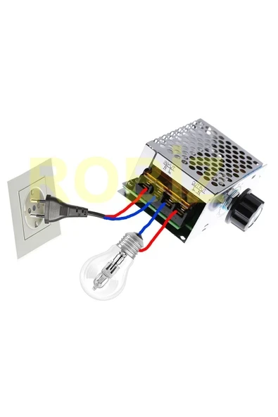 Devremarkt Ac 220v 4000w Dimmer Scr Ac Motor Hız Devir Kontrol Elektrikli Fırın Rezistans Su Isıtıcı Lamba ürün görseli 1