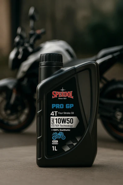 Speedol PRO GP 10W-50 SENTETİK MAVİ MOTOSİKLET YAĞI 1 LT ürün görseli 1