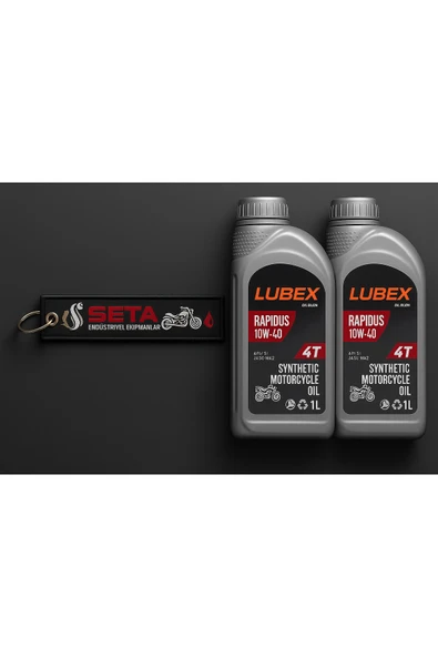 Lubex Rapidus 10w-40 4t Motosiklet Yağı-2litre-anahtarlık Hediyeli ürün görseli 1