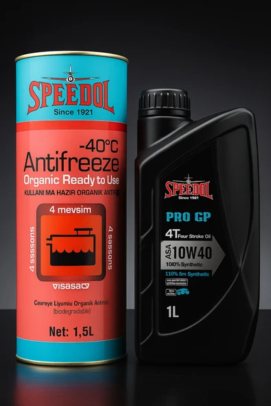 Speedol Organik Antifriz 1.5 Lt VE Pro Gp 10w40 Sentetik Motosiklet Yağı ürün görseli 1
