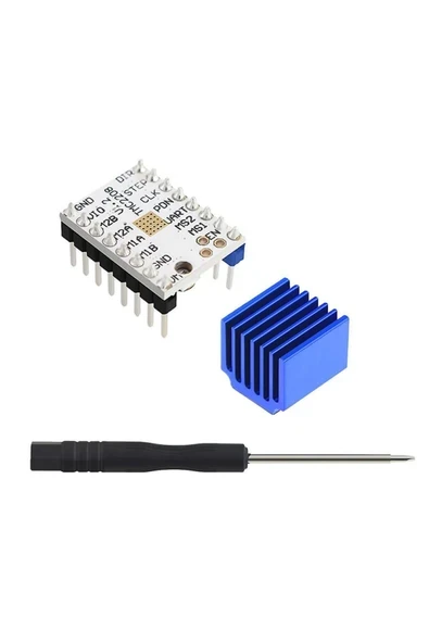 Devremarkt Mks Trinamic Tmc2208 V1.2 Step Motor Sürücü Soğutuculu Makerbase 1/256 Step 1.4a Cnc 3d Yazıcı ürün görseli 1