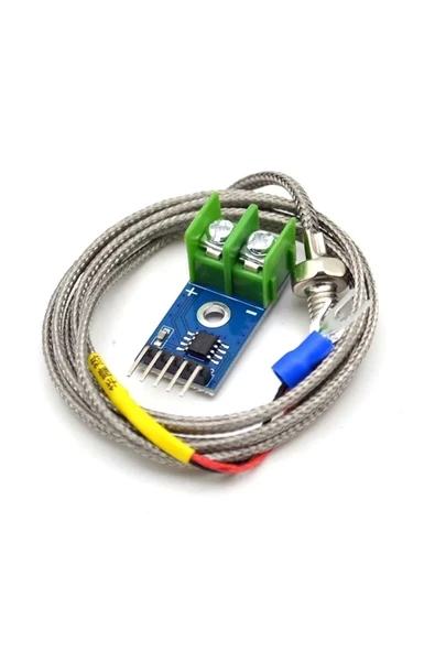 Devremarkt Max6675 Modül + K Tip Termokupl - Sıcaklık Isı Sensörü -20c +85c - Resim 3