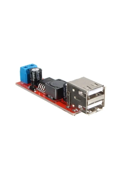 Devremarkt Lm2596 Dual Usb Power Modül Voltaj Düşürücü Mp3 Mobil Güç Kaynağı ürün görseli 1
