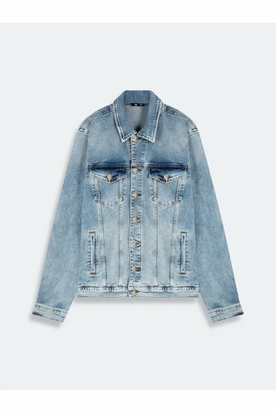 Ltb Sımeon Velan Wash Erkek Jean Ceket ürün görseli 1