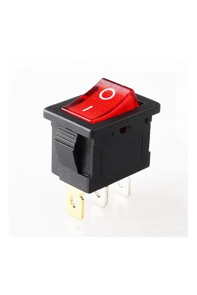Devremarkt 3 Pin Anahtar Ledli Kcd1 Rocker Switch Mini Buton On / Off 10a ürün görseli 1