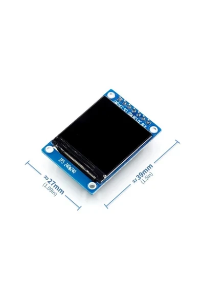 Devremarkt Ips 1.3 Inch 7 Pin Spı 240x240 Lcd Tft Modül Ekran Hd Full Color ürün görseli 1