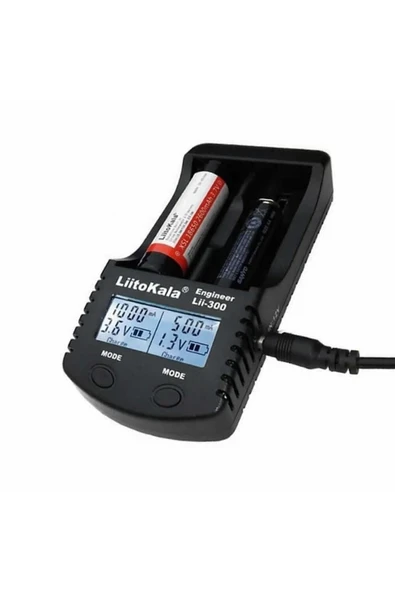 Devremarkt Liitokola Lii-300 Pil Şarj Deşarj Kapasite Test Cihazı Powerbank Li-ion Nimh 3.7v 18650 1.2v Aa Aaa ürün görseli 1