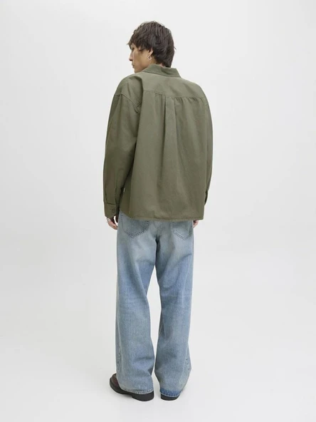 Jack Jones Dover Overshırt Erkek Gömlek 12279575 - Resim 4