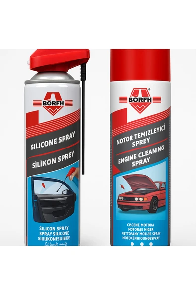 Börfh Susuz Hızlı Motor Temizleme 500 ML-Silikon Trim Spreyi 500 ML Kobra Başlıklı ürün görseli 1