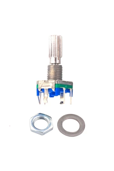 Devremarkt Ec11 Rotary Encoder Butonlu 20 Adım Pwm 360 Derece Döner Butonlu Dijital Potansiyometre Menu Motor ürün görseli 1