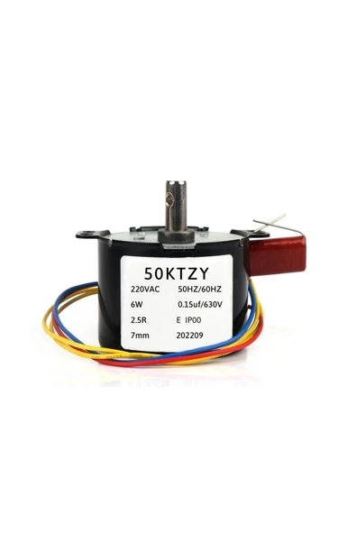 Devremarkt 50ktyz 2.5rpm Ac Motor Kuluçka Viyol Çevirme 220v Senkron Metal Dişli ürün görseli 1