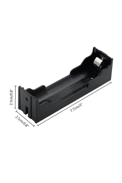 Devremarkt 18650 Pcb Tip Pil Yuvası 1’li 3.7v Akü Şarj Powerbank Pil Tutucu Kutusu Batarya Lityum Li-ion Pin ürün görseli 1