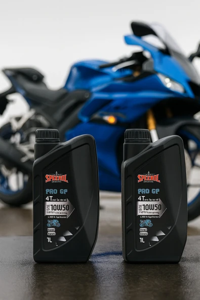 Speedol PRO GP 10w50 2 Adet Sentetik Mavi Motosiklet Yağı ürün görseli 1