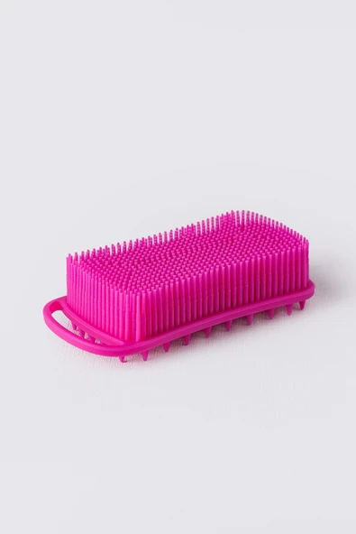 The Bath Bunny Silikon Vücut Masaj Ve Temizleme Fırçası Çift Taraflı Silikon Banyo Lifi ürün görseli 1