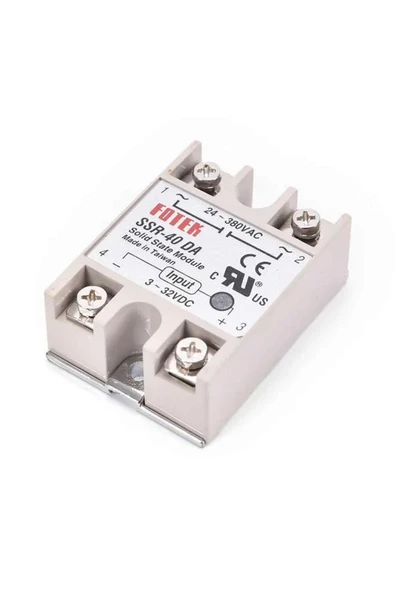 Devremarkt Ssr-40da Ssr Röle 40a Ac 24-380v Tek Fazlı Solid State Röle - Resim 4