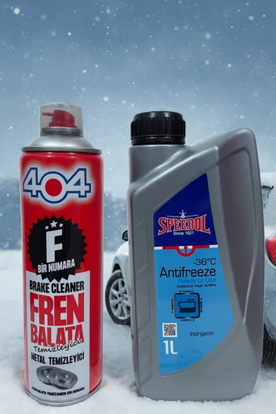 Speedol Kullanıma hazır mavi antifriz 1 LT -36 Derece Ve Balata Spreyi 500 ML ürün görseli 1