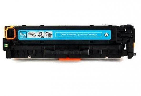 HP CF541X/CRG054H MAVİ MUADİL TONER 2.500syf ürün görseli 1