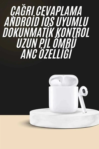 2. Nesil Bluetooth Android Ve İos Uyumlu Kablosuz Kulaklık Ç Cevaplama ürün görseli 1