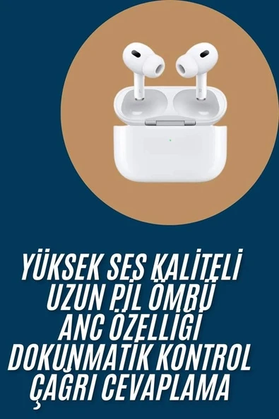 Yeni Nesil Pro Bluetooth Kulaklık Android Ve İos Uyumlu Dokunmatik Kontrol ürün görseli 1