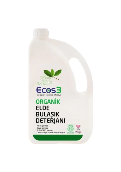 ECOS3 ORGANİK ELDE BULAŞIK DETERJANI (2500 ML) ürün görseli 1