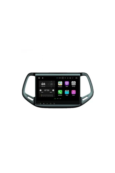 Jeep Compass Android Multimedya Sistemi (2016-2017) 3 GB RAM, 32 GB Hafıza, 4 Çekirdek, Newfron ürün görseli 1