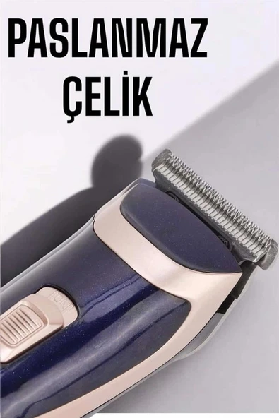 Profesyonel Şarjlı Saç Ve Sakal Traş Makinesi Kolay Kullanım ürün görseli 1
