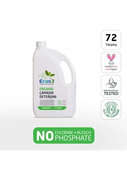 ECOS3 ORGANİK SIVI SABUN ALOEVERA (2500ML) ürün görseli 1