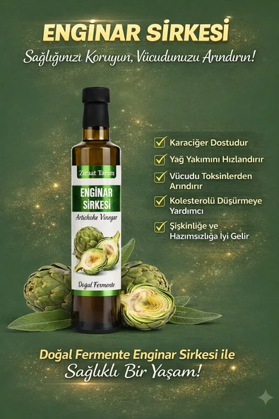 ENGİNAR SİRKESİ (500 ML) DOĞAL FERMANTASYON ürün görseli 1
