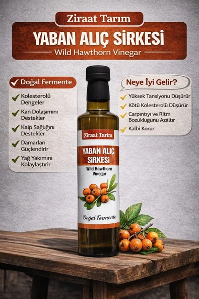 YABANİ ALIÇ SİRKESİ DOĞAL FERMANTASYON (500 ML) ürün görseli 1
